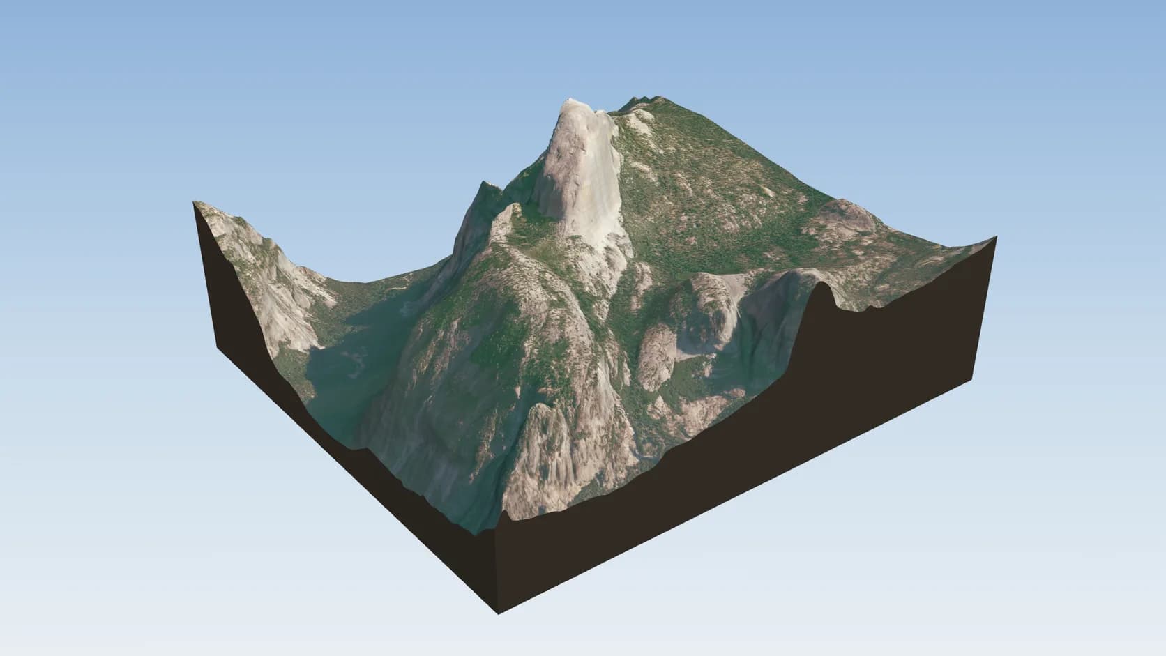 Real terrain with NAIP aerial imagery draped over it