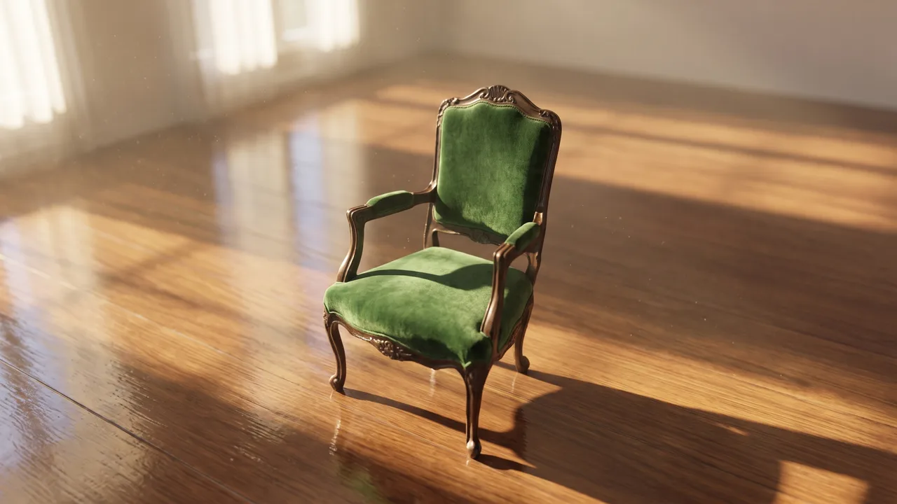 Eine Viewport-Komposition, die von Studios Generate in einen fotografischen Rahmen umgewandelt wird